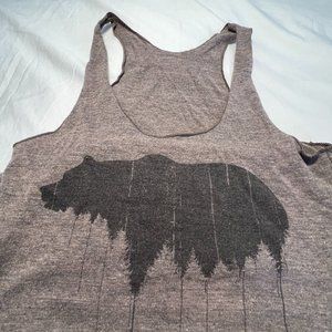 Bear and Trees Tank Top